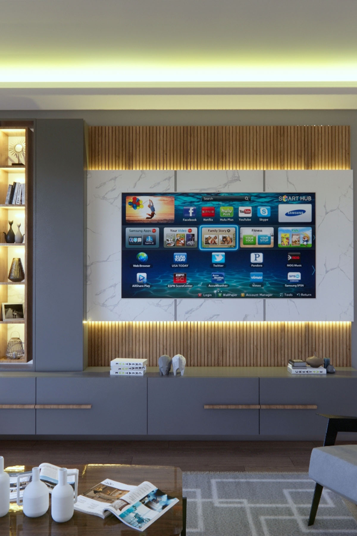 TV Ünitesi Tasarımı